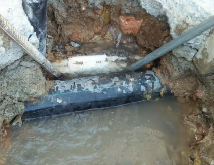 阿图什测漏水之水管漏水